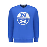 North Sails Blue Cotton Men Sweater -   -  North Sails.